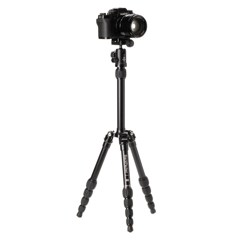 Benro MeFoto BMBPABLK BackPacker Black штатив алюминиевый с цангами
