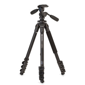 Benro TAD18AHD1 Adventure штатив c 3D головой/алюминиевый с клипсами
