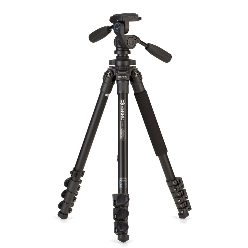 Benro TAD18AHD1 Adventure штатив c 3D головой/алюминиевый с клипсами