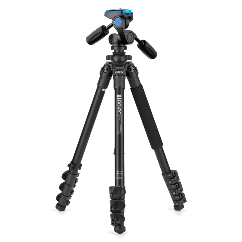 Benro TAD18AHD1A Adventure штатив c 3D головой/алюминиевый с клипсами