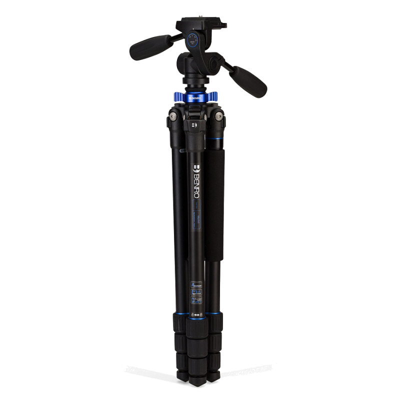 Benro TMA18AHD1 Mach3 штатив-трансформер c 3D головой/алюминиевый с цангами