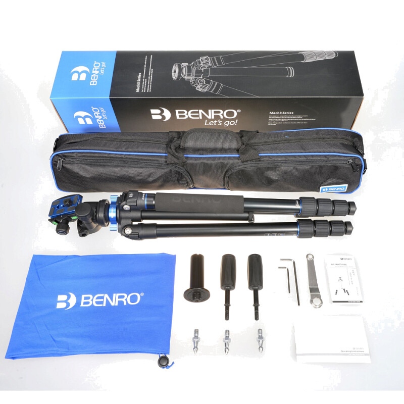 Benro TMA28AHD2A Mach3 штатив-трансформер c 3D головой/алюминиевый с цангами