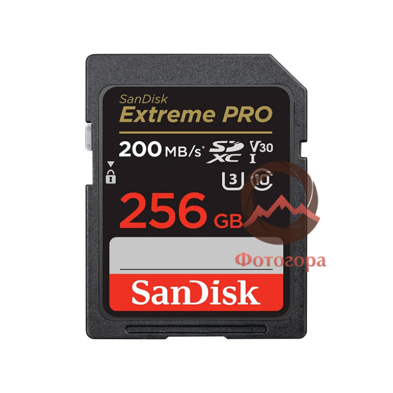 SanDisk Extreme Pro SDXC256GB Class10 UHS-I U3 V30 200 Mb/s (SDSDXXD-256G-GN4IN) карта памяти
