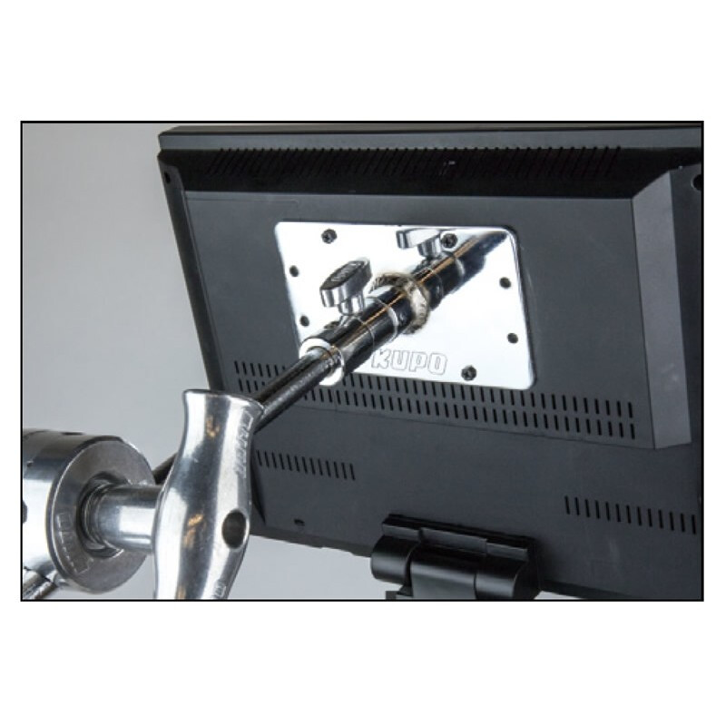 Kupo KCP-340 Baby Plate w/EZ grip finger крепёжная панель c штифтом 5/8" на шарнире