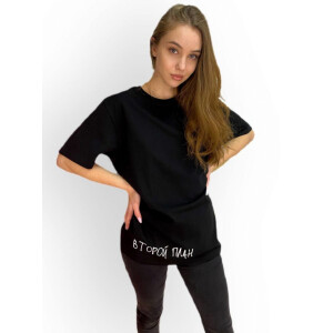 Киношмот футболка &quot;Второй план&quot; черные M