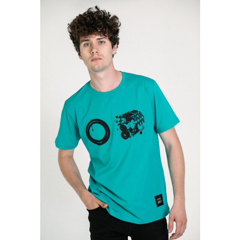 Киношмот футболка "КамераМотор" изумрудовый M