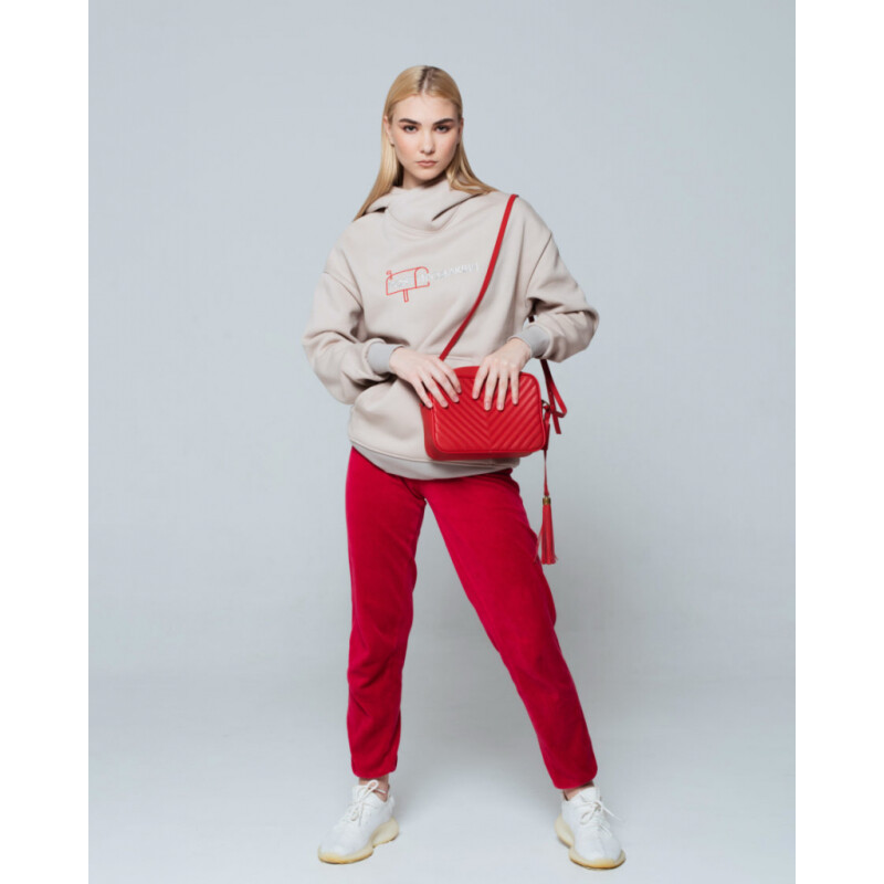 Киношмот худи "ПОСТпродакшн" беж-грей M