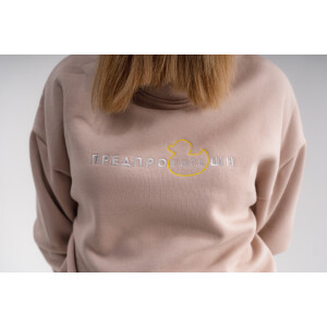 Киношмот худи &quot;Предпродакшн&quot; беж-грей M