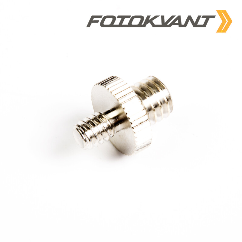 Fotokvant FLH-07-BR латунный винт-переходник с резьбой 1/4 дюйма и 3/8 дюйма