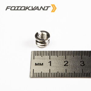 Fotokvant FLH-01-BR универсальный адаптер 1/4–3/8 дюйма латунный