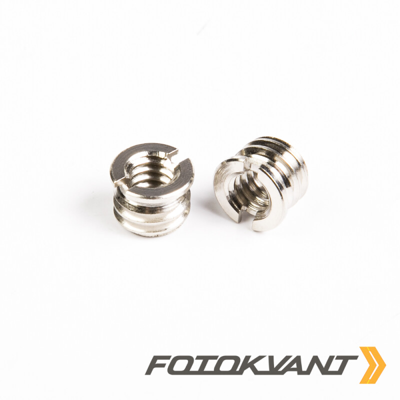 Fotokvant FLH-01-BR универсальный адаптер 1/4–3/8 дюйма латунный