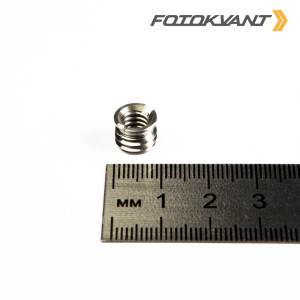 Fotokvant FLH-01-ST универсальный адаптер 1/4–3/8 дюйма из нержавейки