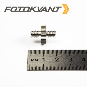 Fotokvant FLH-06-BR винт-переходник 1/4 дюйма и 1/4 дюйма латунный