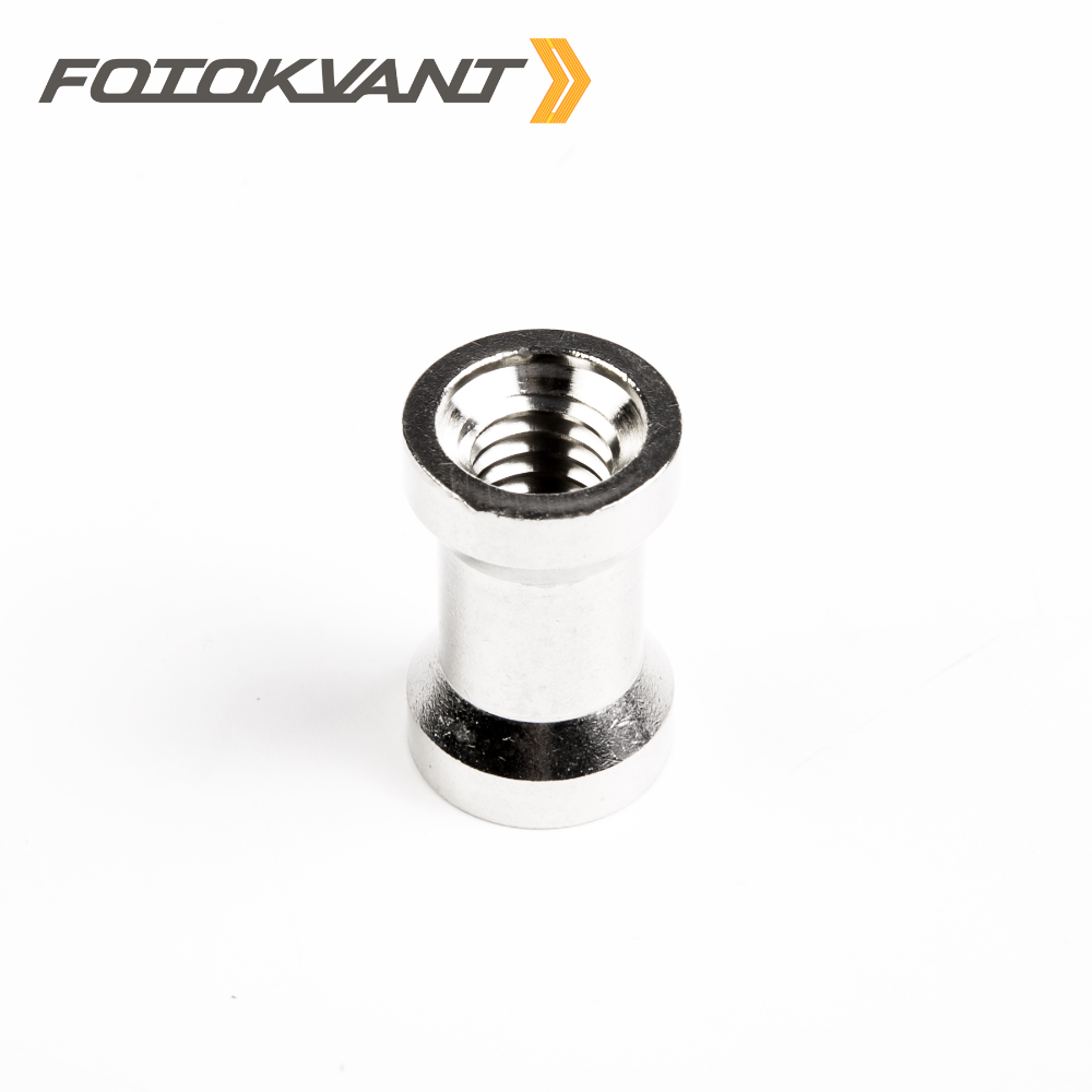 Fotokvant FLH-05-BR переходник латунный 16 мм с винтовым креплением 1/4&quot;-3/8&quot;