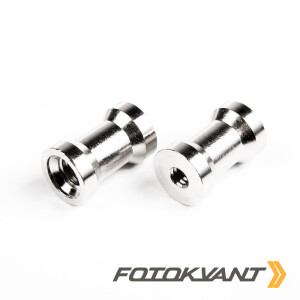 Fotokvant FLH-05-BR переходник латунный 16 мм с винтовым креплением 1/4&quot;-3/8&quot;