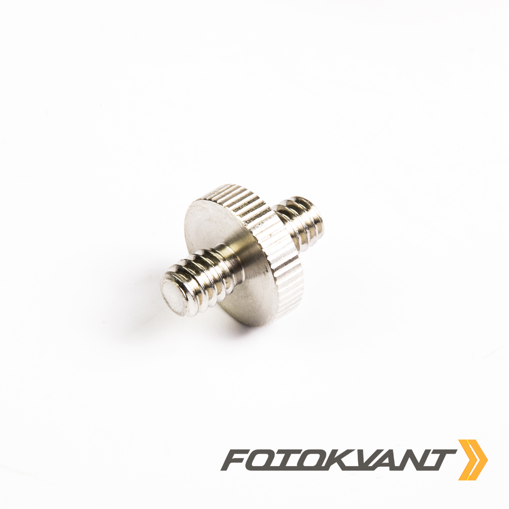 Fotokvant FLH-06-ST винт-переходник 1/4 дюйма и 1/4 дюйма из нержавейки Fotokvant FLH-06-ST винт-переходник 1/4 дюйма и 1/4 дюйма из нержавейки