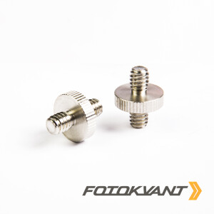 Fotokvant FLH-06-ST винт-переходник 1/4 дюйма и 1/4 дюйма из нержавейки