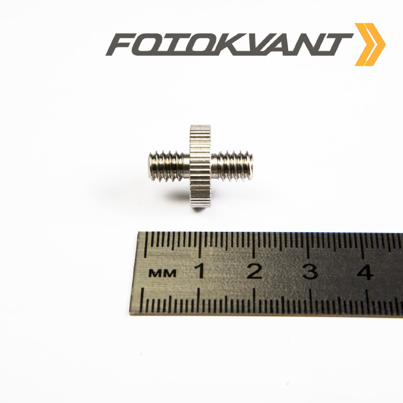 Fotokvant FLH-06-ST винт-переходник 1/4 дюйма и 1/4 дюйма из нержавейки