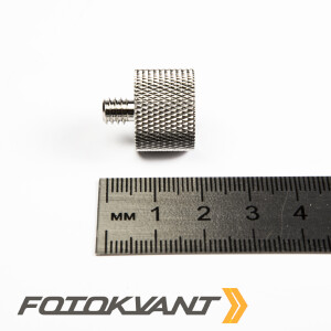 Fotokvant FLH-75-BR переходник с резьбы 5/8 на 1/4 дюйма латунный