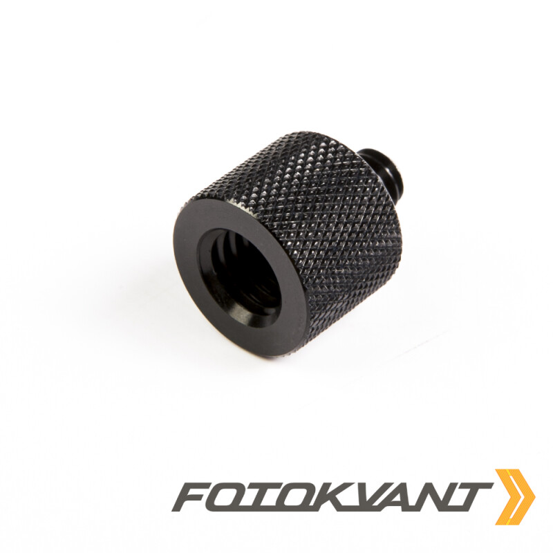 Fotokvant FLH-50-ALB адаптер-переходник алюминиевый с 3/8" на 1/4" черный