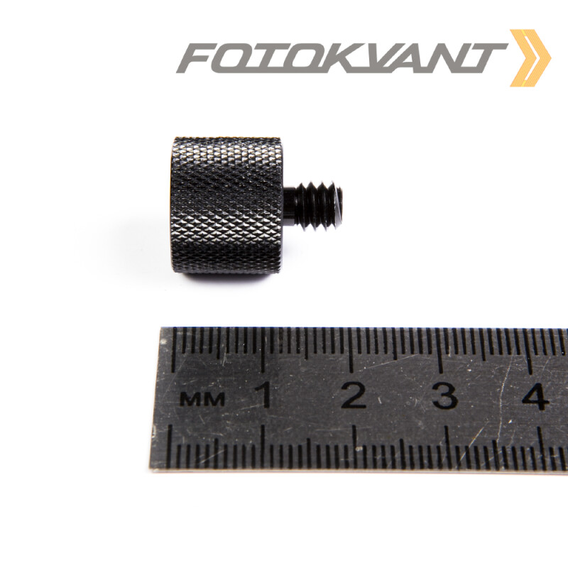Fotokvant FLH-50-ALB адаптер-переходник алюминиевый с 3/8" на 1/4" черный