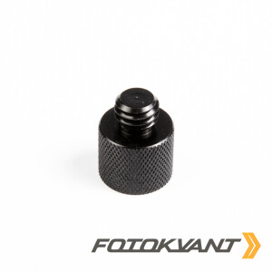 Fotokvant FLH-51-ALB адаптер-переходник алюминиевый с 1/4" на 3/8" черный