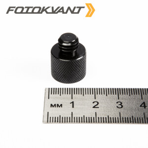 Fotokvant FLH-51-ALB адаптер-переходник алюминиевый с 1/4" на 3/8" черный