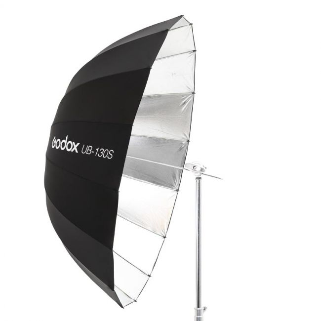 Godox UB-130S параболический зонт серебро/черный Godox UB-130S параболический зонт серебро/черный