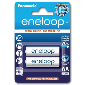 Panasonic Eneloop AA 1900 2BP(BK-3MCCE/2BE) аккумулятор
