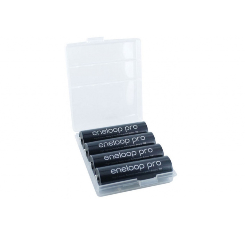 Panasonic Eneloop Pro AA 2450 4BP (BK-3HCDEC4BE) аккумулятор с кейсом