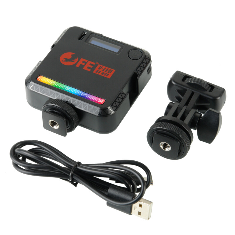 Falcon Eyes V-LED 64 RGB накамерный светодиодный осветитель