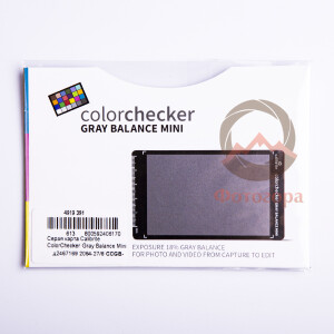 Calibrite ColorChecker 18% Gray Balance Mini фотошкала