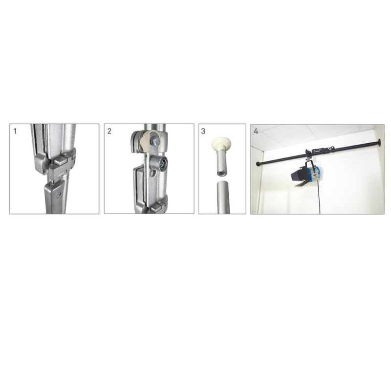 Kupo KP-S1017PD автопол 100-170 см цвет серебро