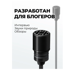 Raylab Rec. DH LavMic двойной петличный микрофон 6 м