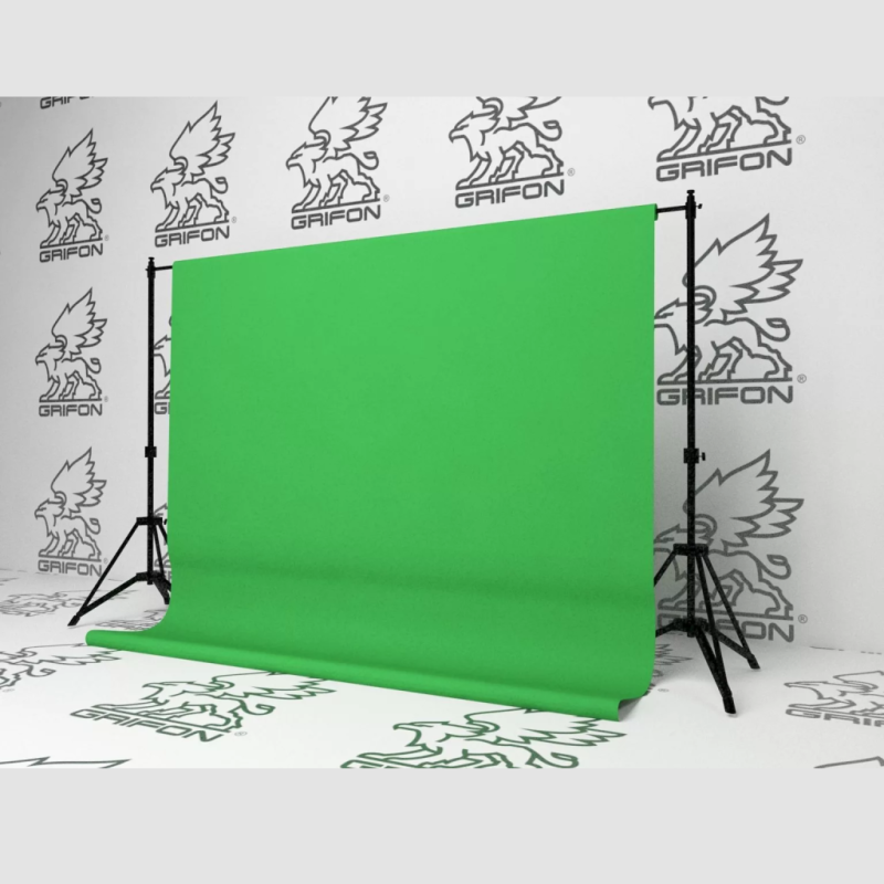 Grifon 54 фон бумажный 2,7х10 м зелёный Фотошоп