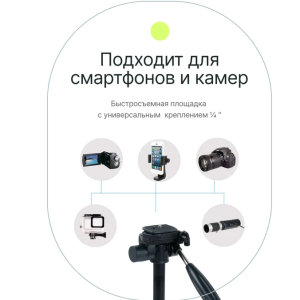 Raylab Travel 67B штатив алюминиевый сплав (с головой), синий