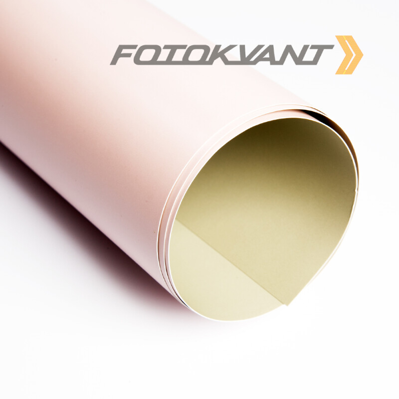 Fotokvant BPH-5070 фон бумажный двухсторонний пастельно розовый/пастельно оливковый 50х70см