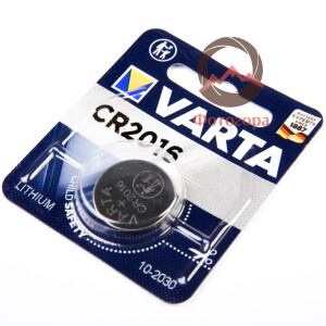 Varta CR2016 3V батарейка круглая литиевая