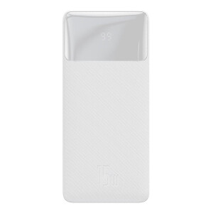 Baseus Bipow Digital Display Power bank 15W White PPDML-K02 аккумулятор белый 30000mAh