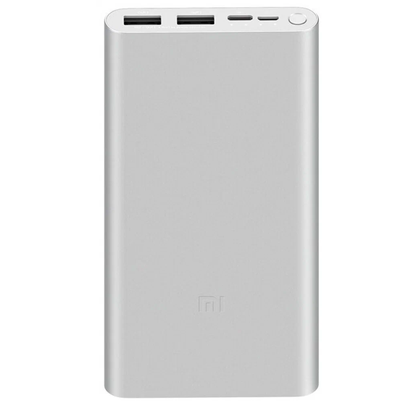 Xiaomi PLM13ZMi power bank 3 Silver внешний аккумулятор серебрянный 10000mah