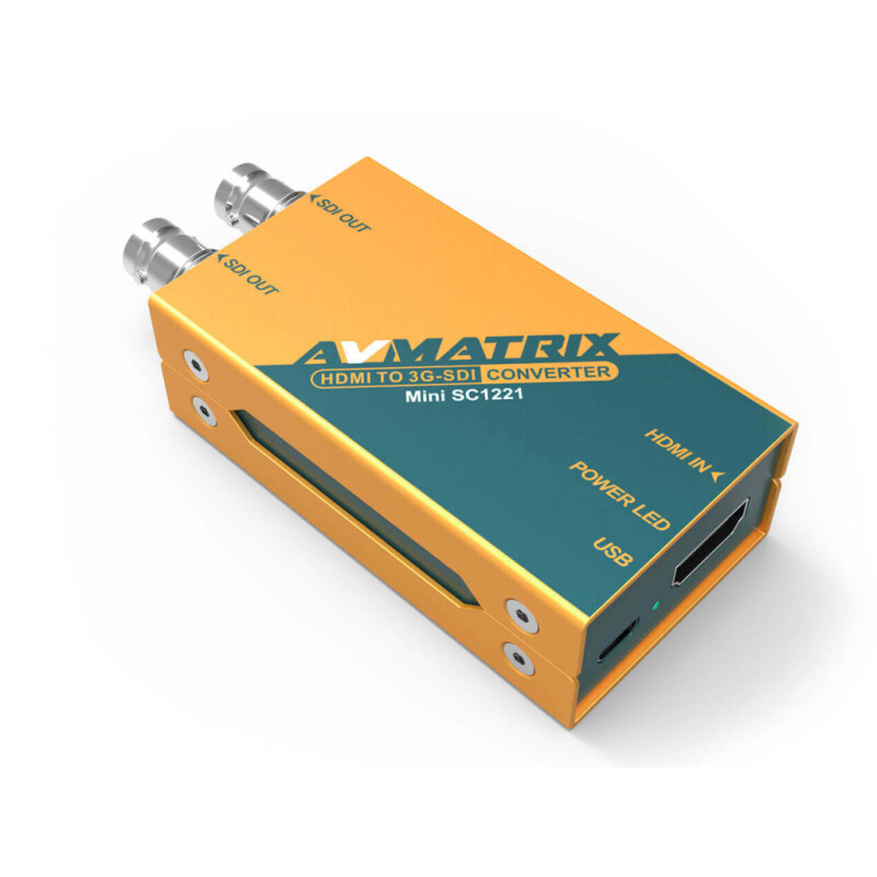 AVMATRIX Mini SC1221 конвертер преобразования HDMI в 3G-SDI