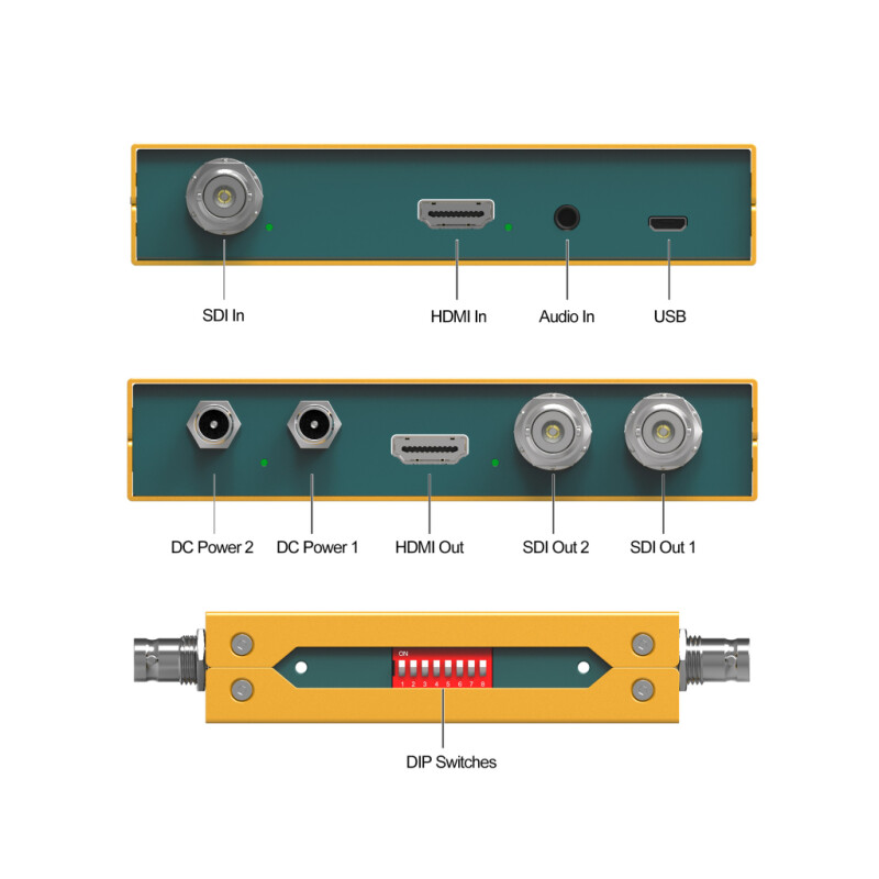 AVMATRIX SC2030 UpDownCross конвертер 3G-SDI/HDMI