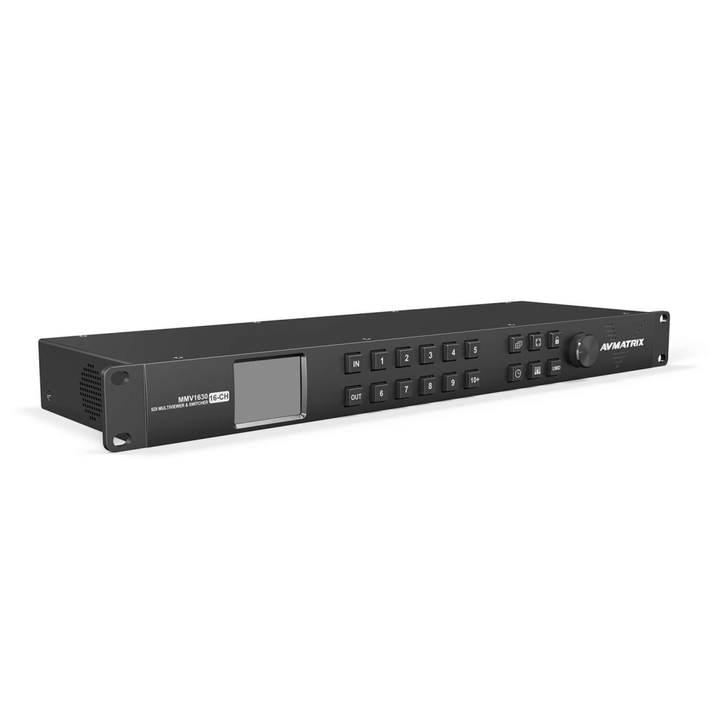 AVMATRIX MMV1630 компактный мультивьюер коммутатор 1RU 3G-SDI 16CH AVMATRIX MMV1630 компактный мультивьюер коммутатор 1RU 3G-SDI 16CH