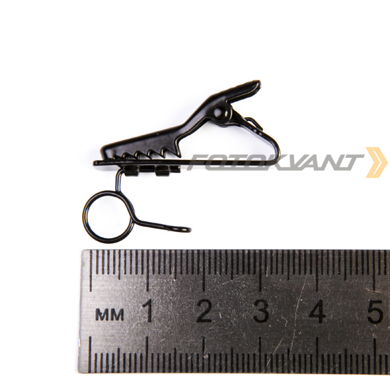 Fotokvant MAC-18 зажим-крокодильчик 7 мм для петличного микрофона