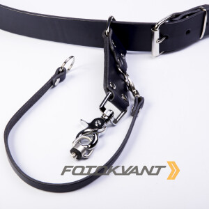 Fotokvant STL-11 ремень кожаный для одной камеры синий