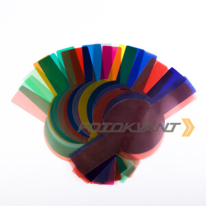 Fotokvant GEL-03 комплект гелевых фильтров для вспышек с круглым рассеивателем Godox