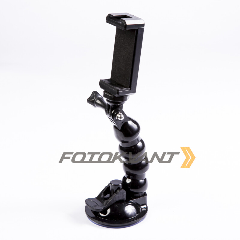 Fotokvant TM-13 гибкий мини-штатив с присоской для смартфона и экшнкамеры