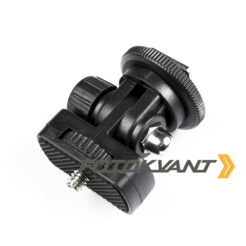 Fotokvant RFLH-35 поворотный кронштейн для установки накамерного света на горячий башмак камеры