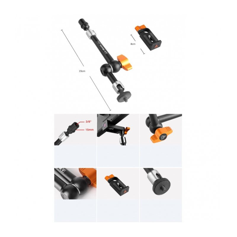 E-IMAGE EIA55 9" Articulating Arm w/QRP кронштейн шарнирный со съемной площадкой