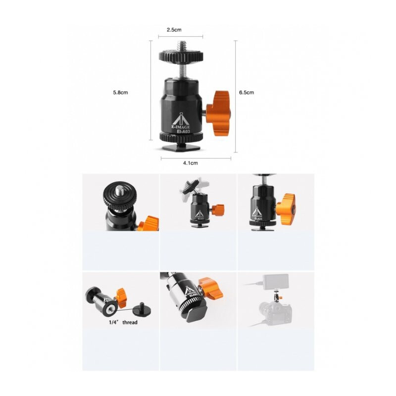 E-IMAGE EIA03 Mini Ball head шаровая головка